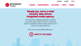 What Prospectmedia.com website looked like in 2021 (3 years ago)