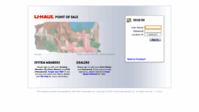 What Pos.uhaul.net website looked like in 2021 (3 years ago)