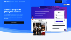 What Powr.io website looked like in 2021 (5 years ago)