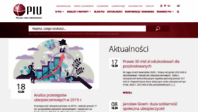 What Piu.org.pl website looked like in 2021 (3 years ago)