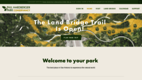 What Philhardbergerpark.org website looked like in 2021 (3 years ago)