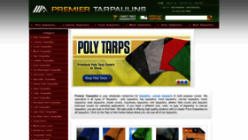 What Premiertarpaulins.com website looked like in 2021 (3 years ago)