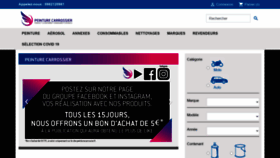 What Peinturecarrossier.fr website looked like in 2021 (3 years ago)