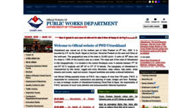 What Pwd.uk.gov.in website looked like in 2021 (3 years ago)