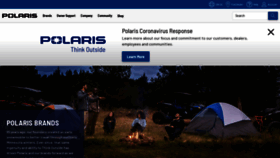 What Polaris.com website looked like in 2021 (3 years ago)