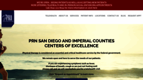 What Prnsandiego.com website looked like in 2021 (3 years ago)