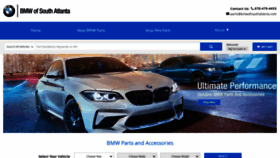 What Parts.bmwofsouthatlanta.com website looked like in 2021 (3 years ago)
