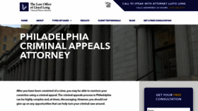 What Pacriminalappealslawyer.com website looked like in 2021 (3 years ago)