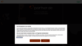 What Partner.de website looked like in 2021 (3 years ago)