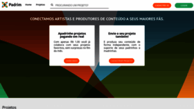 What Padrim.com.br website looked like in 2021 (3 years ago)