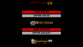 What Pkvjudiqq.com website looked like in 2021 (3 years ago)