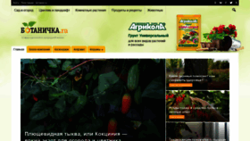 What Pics.botanichka.ru website looked like in 2021 (3 years ago)