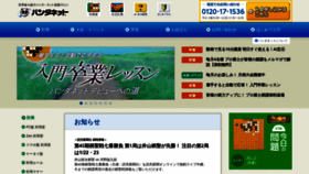 What Pandanet.co.jp website looked like in 2021 (4 years ago)