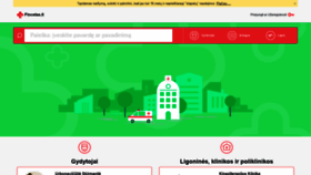 What Pincetas.lt website looked like in 2021 (3 years ago)