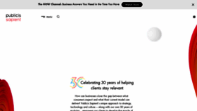 What Publicissapient.com website looked like in 2021 (3 years ago)