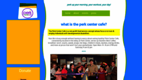 What Perkcentercafe.org website looked like in 2021 (3 years ago)