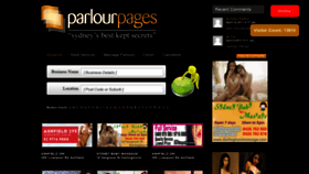 What Parlourpages.com.au website looked like in 2021 (3 years ago)