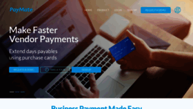 What Paymate.in website looked like in 2021 (3 years ago)