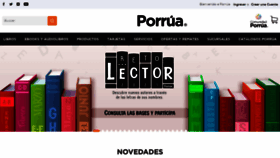 What Porrua.mx website looked like in 2021 (3 years ago)