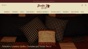 What Primitivestarquiltshop.com website looked like in 2021 (3 years ago)