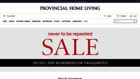 What Provincialhomeliving.com.au website looked like in 2021 (3 years ago)