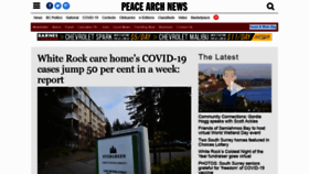 What Peacearchnews.com website looked like in 2021 (3 years ago)