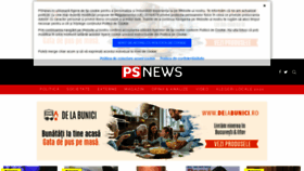 What Psnews.ro website looked like in 2021 (3 years ago)