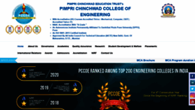 What Pccoepune.com website looked like in 2021 (4 years ago)