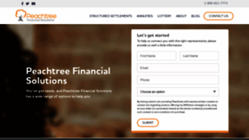 What Peachtreefinancial.com website looked like in 2021 (3 years ago)