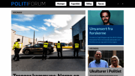 What Politiforum.no website looked like in 2021 (3 years ago)