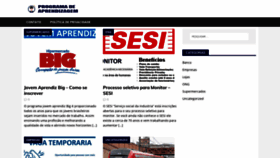 What Programadeaprendizagem.net website looked like in 2021 (5 years ago)