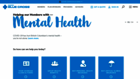 What Pac.bluecross.ca website looked like in 2021 (3 years ago)