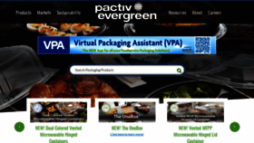 What Pactiv.com website looked like in 2021 (3 years ago)
