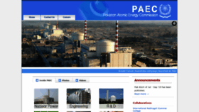 What Paec.gov.pk website looked like in 2021 (3 years ago)