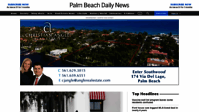 What Palmbeachdailynews.com website looked like in 2021 (3 years ago)