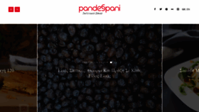 What Pandespani.com website looked like in 2021 (3 years ago)