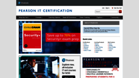 What Pearsonitcertification.com website looked like in 2021 (4 years ago)