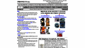 What Phonecoinc.com website looked like in 2021 (3 years ago)