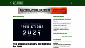 What Pharmamanufacturing.com website looked like in 2021 (3 years ago)