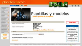 What Plantillasmil.com website looked like in 2021 (3 years ago)