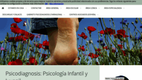 What Psicodiagnosis.es website looked like in 2021 (3 years ago)