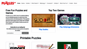 What Puzzles.ca website looked like in 2021 (3 years ago)