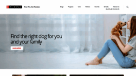 What Purina.com.au website looked like in 2021 (3 years ago)
