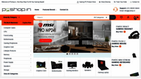 What Pcshop.in website looked like in 2021 (3 years ago)