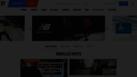 What Privatesportshop.fr website looked like in 2021 (3 years ago)