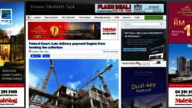What Penangpropertytalk.com website looked like in 2021 (3 years ago)