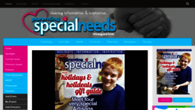 What Parentingspecialneeds.org website looked like in 2021 (3 years ago)