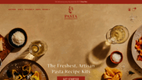 What Pastaevangelists.com website looked like in 2021 (3 years ago)