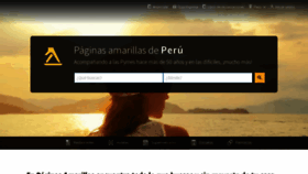 What Paginasamarillas.com.pe website looked like in 2021 (3 years ago)