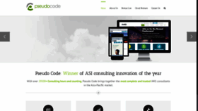 What Pseudocode.com.au website looked like in 2021 (3 years ago)